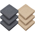 Fbkmw Waffle Microfiber Cleaning Cloth Set of 6 Slate Sand - Product view